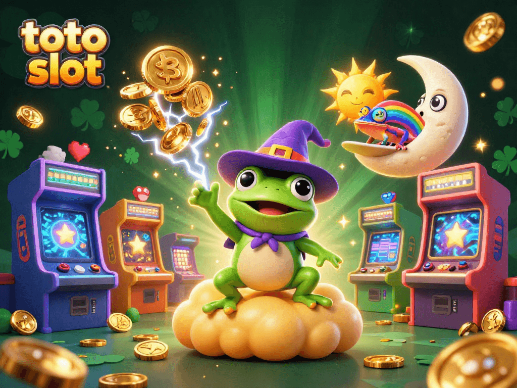 Toto slot menawarkan pengalaman bermain menarik dengan karakter sihir dan koin emas yang berkilau.