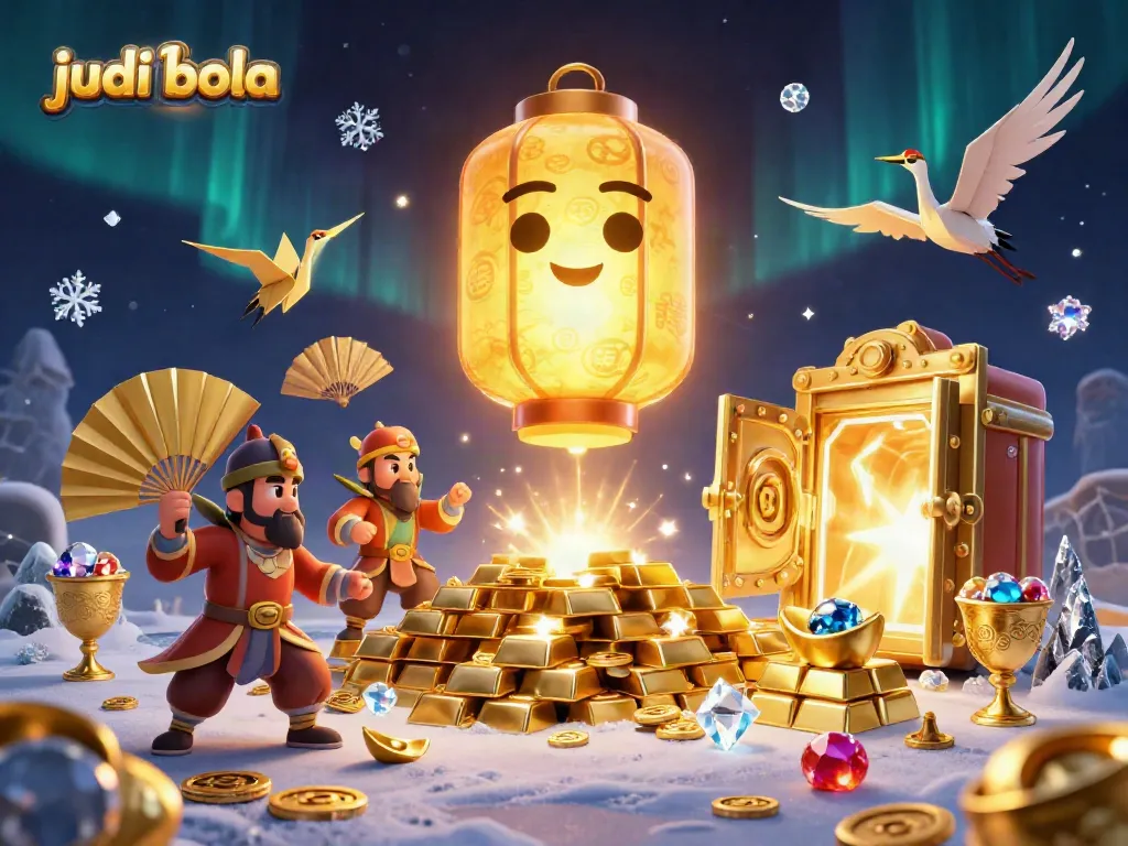 Experience judi bola excitement with a captivating casino scene showcasing dynamic gold and sports elements.