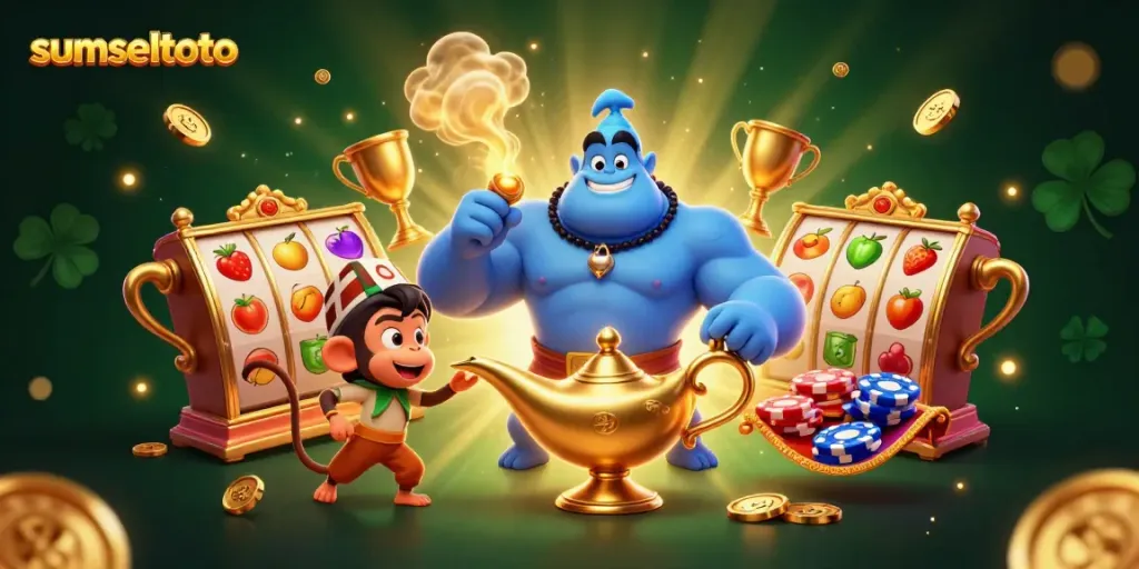 Engage in exciting wins with sumseltoto's captivating genie theme and vibrant slots.