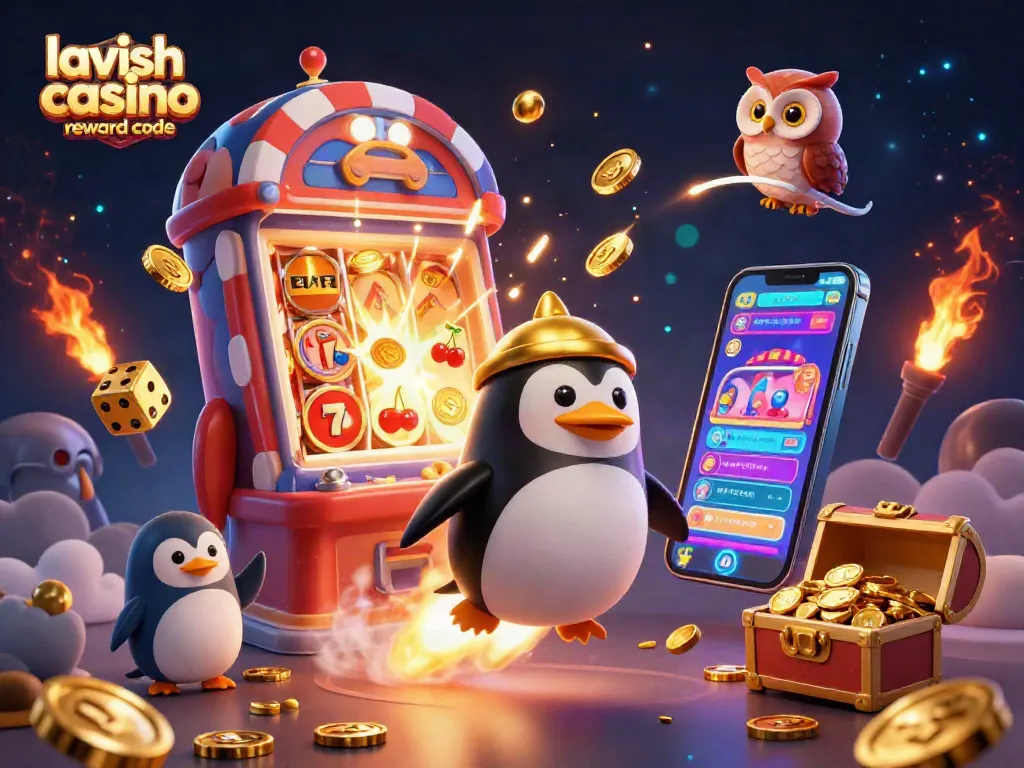 Engage in lavish luck casino reward code offers with an adventurous penguin and exciting casino elements!