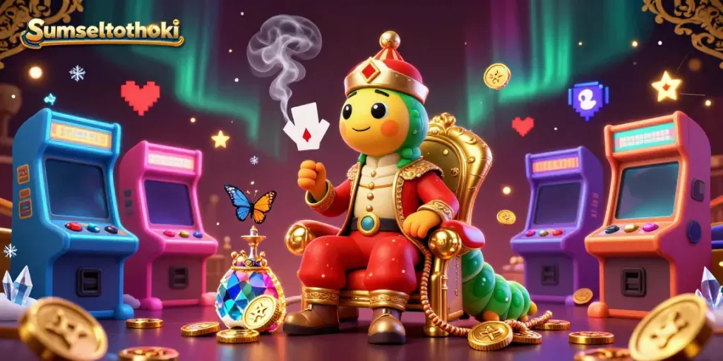 Experience immersive gaming with colorful casino elements and vibrant characters at sumseltotohoki.