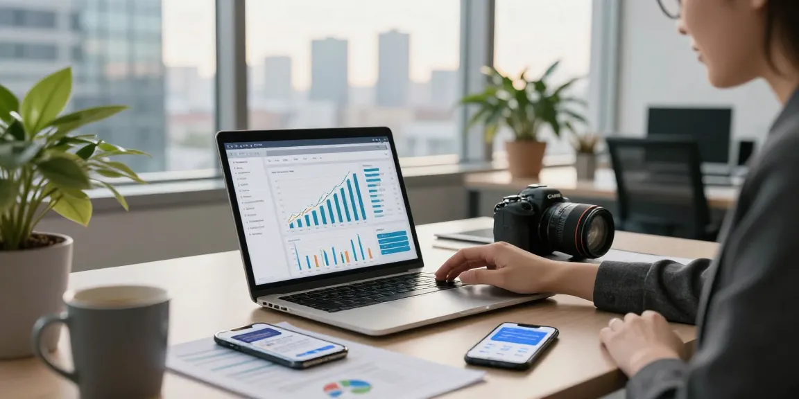 Purchase app downloads and enhance app visibility in a modern office setting.