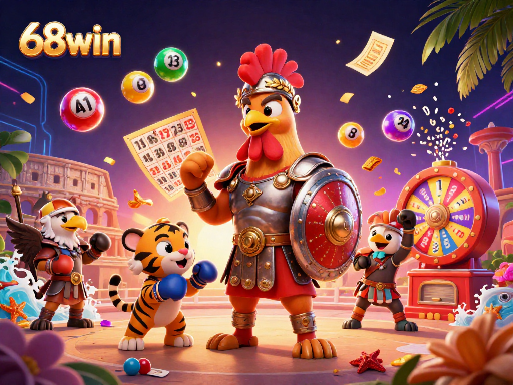 Experience thrilling gameplay at 68win with engaging lottery balls and exciting casino elements!