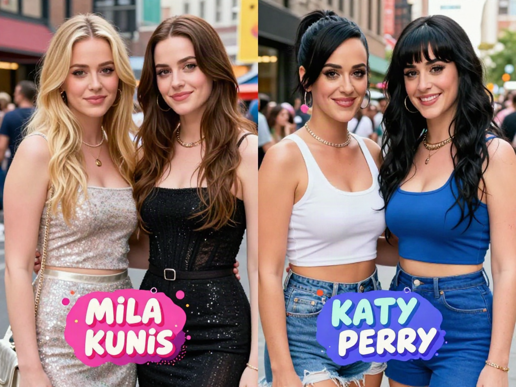 Celebrities that look alike include famous doppelgängers like Sarah Hyland and Mila Kunis.