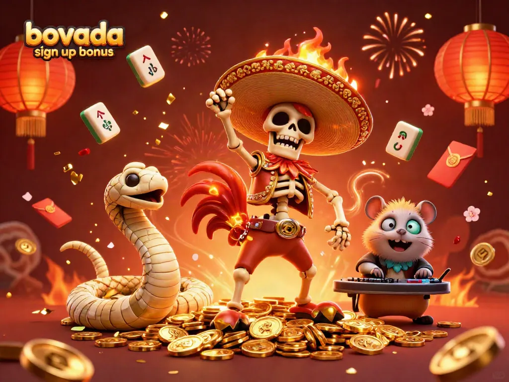 Celebrate with the bovada sign up bonus and enjoy thrilling gaming action with colorful characters!