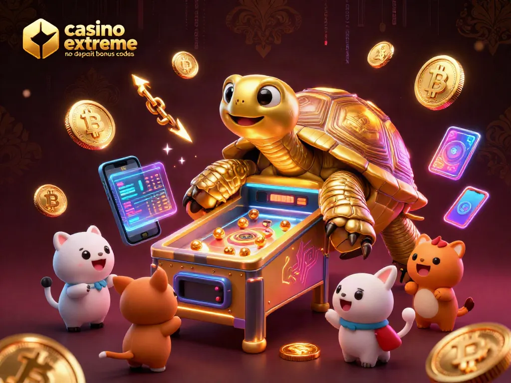 Experience the excitement with casino extreme no deposit bonus codes glowing within a vibrant digital casino scene.