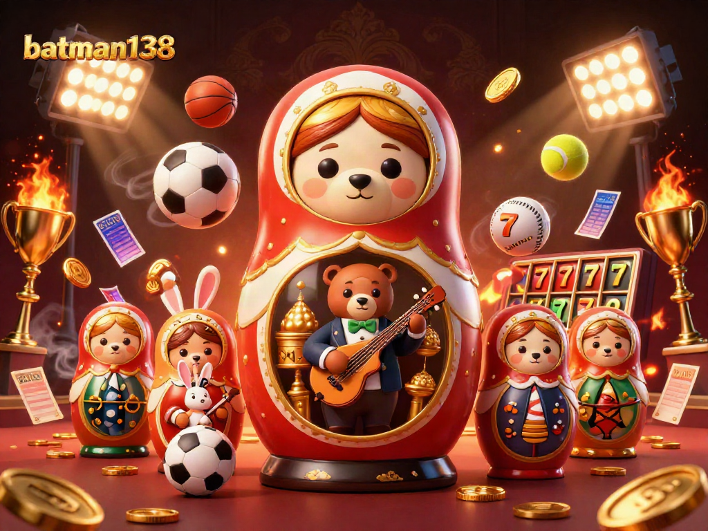 Experience batman138's rich casino action with vibrant 3D characters and gaming elements.