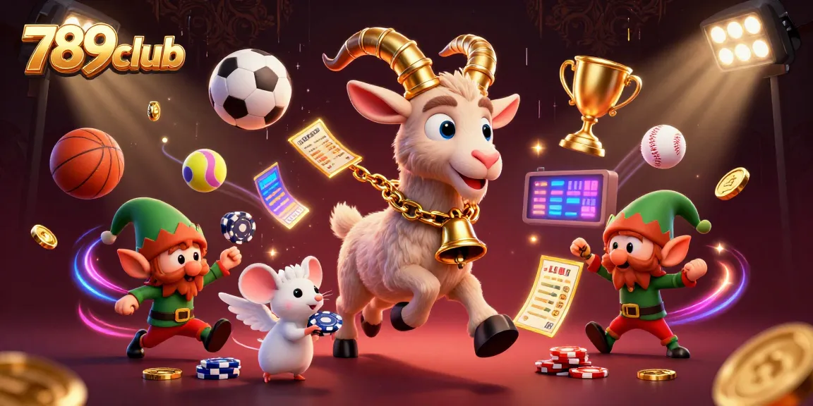 Experience the dynamic world of 789club, featuring a festive casino atmosphere with themed characters and vibrant gameplay.