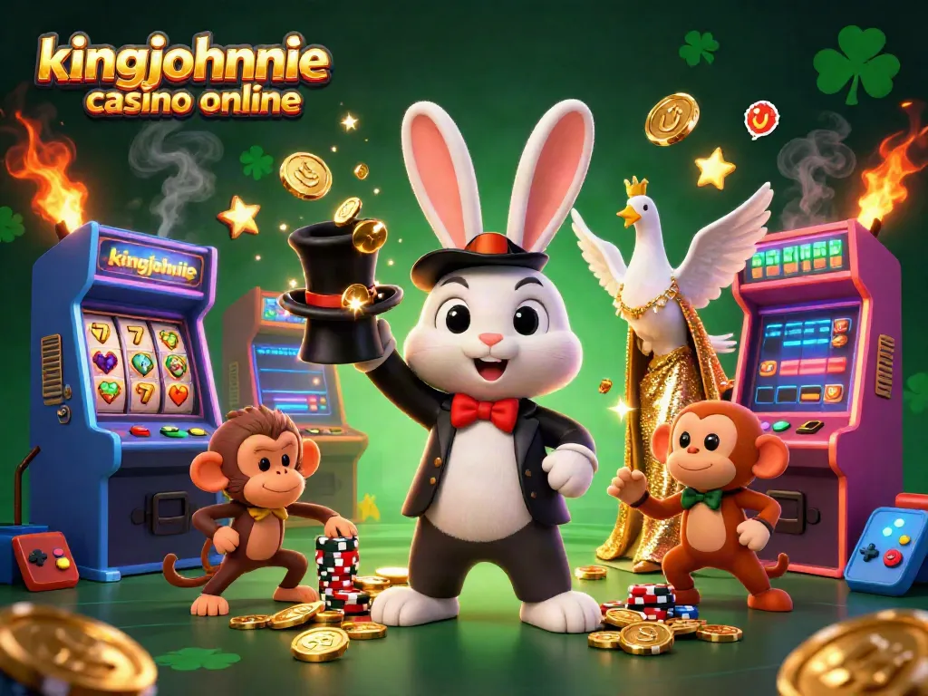 Experience the excitement of kingjohnnie casino online with vibrant game elements and engaging characters.