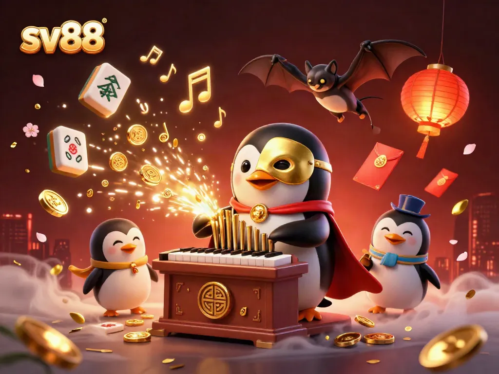 Experience thrilling gaming moments at sv88 with a vibrant 3D casino scene filled with excitement and action.